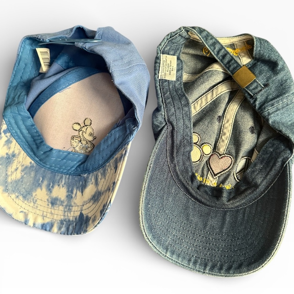 Disney Blue and Denim Caps